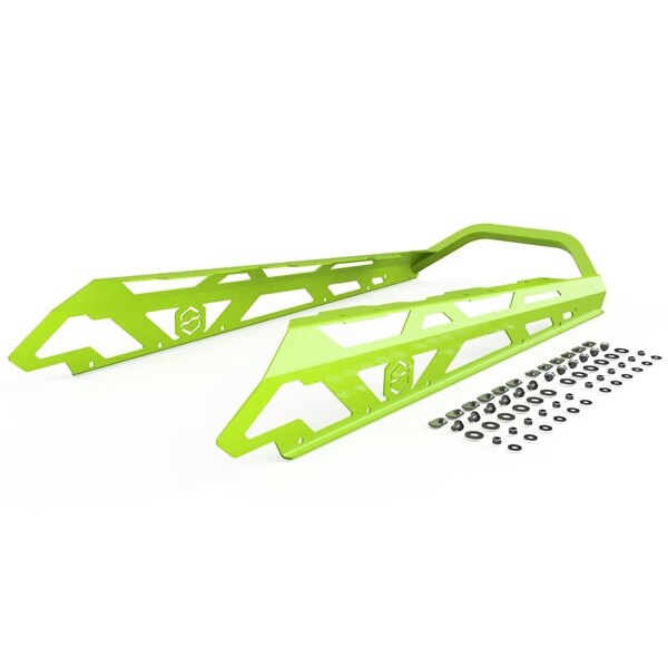 ITEK Bumper Powdercoat Series Rear Steel Fits Ski doo Gen 4 Green