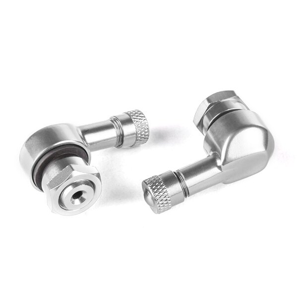 PUIG Race Tire Valves Silver 7/16″