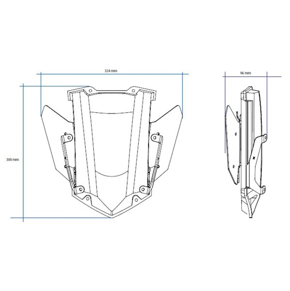 Puig Electronic Regulation System for Screens Fits Yamaha