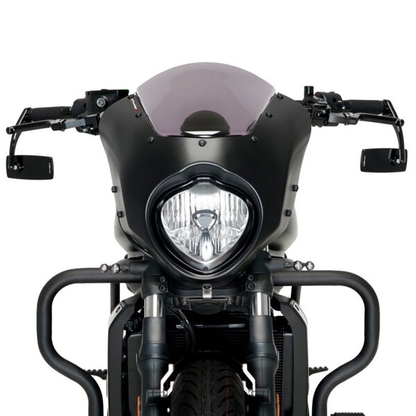 Puig Dark Night Semi Fairing Smoke Fits Kawasaki