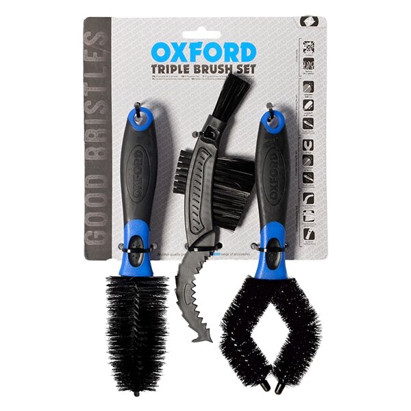 Oxford Products Kit de trois brosses de nettoyage