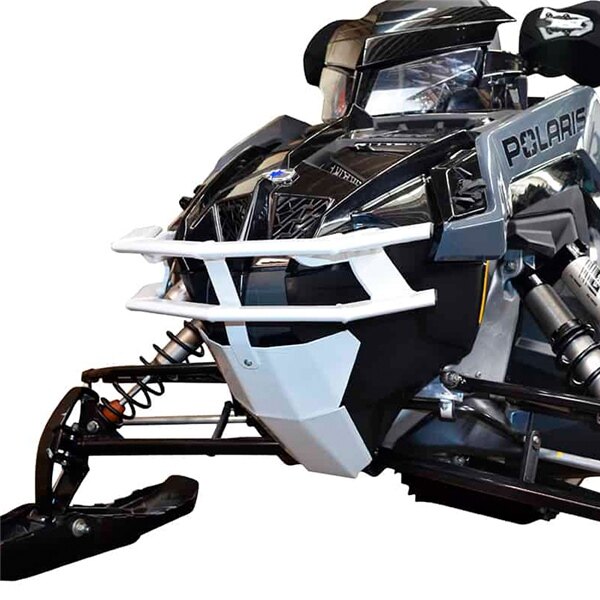 Straightline Sport Series Pare-chocs avant en aluminium pour Polaris Blanc