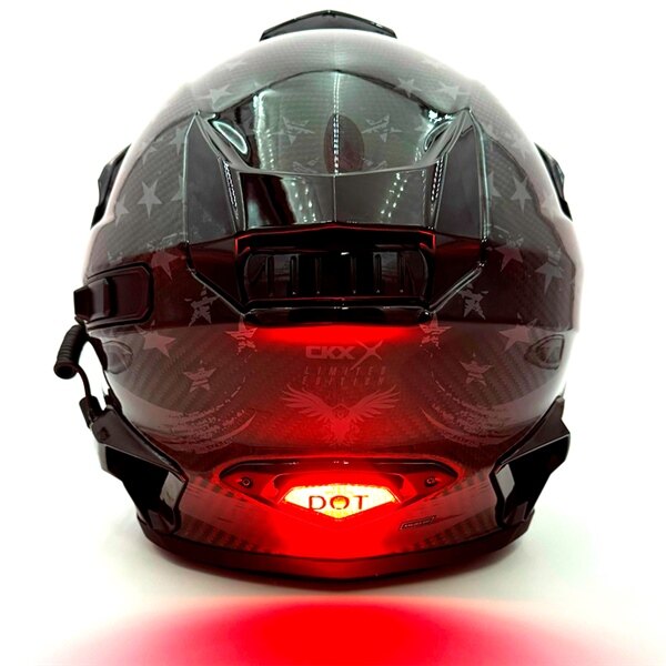 LJE Blizzard Buster Light for Mission Helmet Matte Black