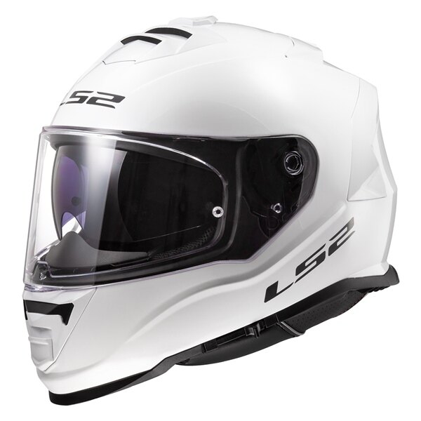 LS2 Assault Full Face Helmet Solid Color Summer XS White