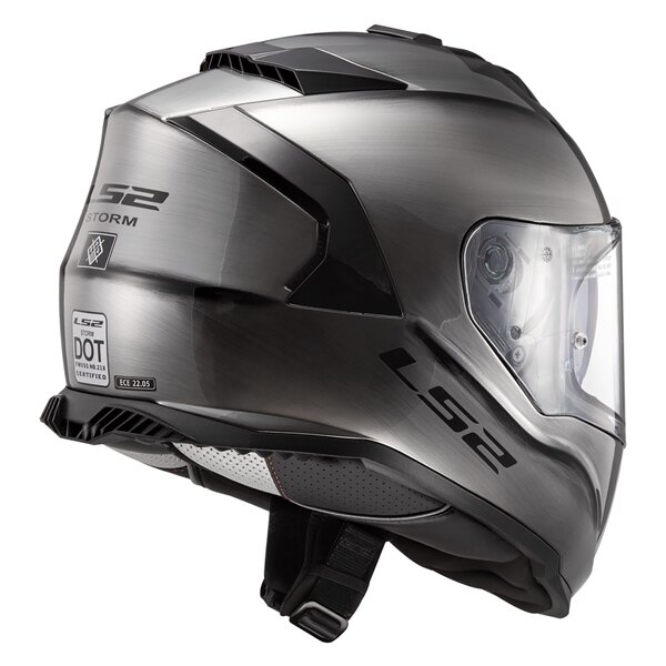 LS2 Assault Full Face Helmet Solid Color Summer 2XL Brushed