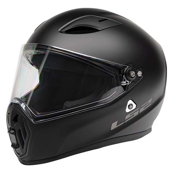 LS2 Street Fighter Full Face Helmet Solid Summer XL Matte Black