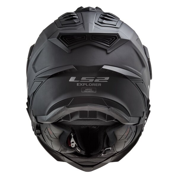 LS2 Explorer Casque Tout-Terrain Solid Sans Masque M Noir Mat