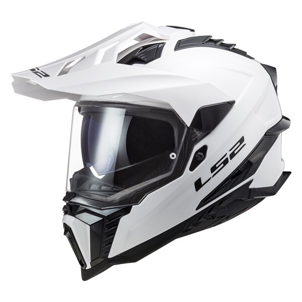 Casque tout-terrain LS2 Explorer Solid sans masque 2XL Blanc