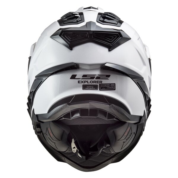 Casque tout-terrain LS2 Explorer Solid sans masque 2XL Blanc