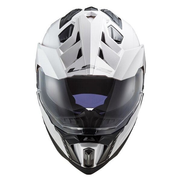 Casque tout-terrain LS2 Explorer Solid sans lunettes XL Blanc