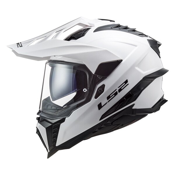 Casque tout-terrain LS2 Explorer Solid sans lunettes XL Blanc