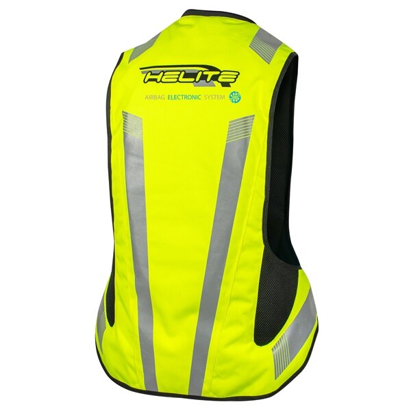 Helite Electronic Hi Viz Turtle Jacket Men, Women S Gloss High Visibility Yellow