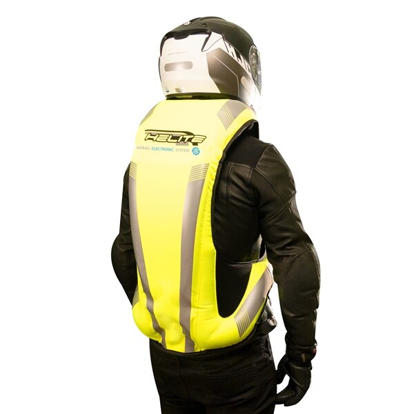 Helite Electronic Hi Viz Turtle Jacket Men, Women S Gloss High Visibility Yellow