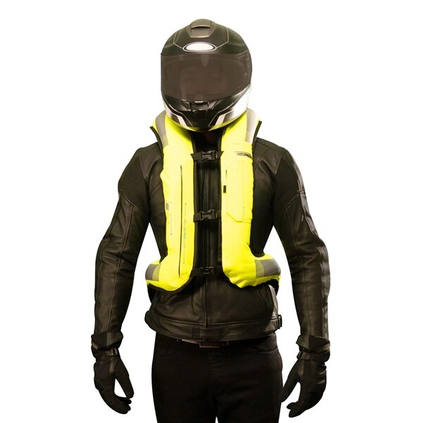 Helite Electronic Hi Viz Turtle Jacket Men, Women S Gloss High Visibility Yellow