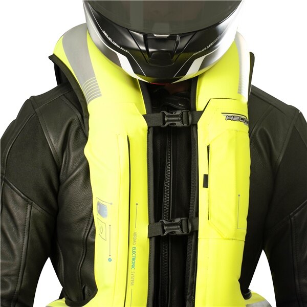 Helite Electronic Hi Viz Turtle Jacket Men, Women S Gloss High Visibility Yellow