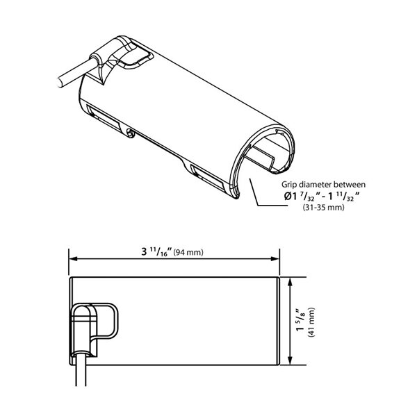 Koso Clip Chauffant Sur X Claws Source d'alimentation USB 405047