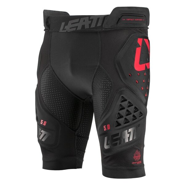 LEATT Impact Short 3DF 5.0 Homme, Femme S Noir