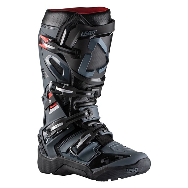 LEATT 5.5 Flexlock Enduro Bottes Hommes, Femmes MX 10 Graphène