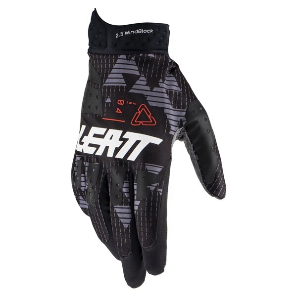 Gants LEATT 2.5 Windblock Homme, Femme S Noir