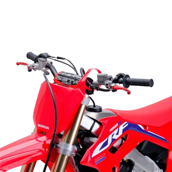 Levier pivotant DRC ZETA FP Rouge 4 doigts Embrayage Aluminium Moto Non