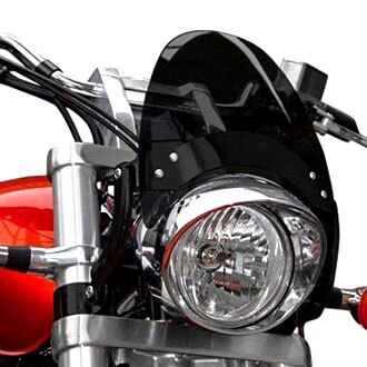 Pare-brise Flyscreen National Cycle compatible avec BMW, Honda, Kawasaki, Moto Guzzi, Suzuki, Triumph, Yamaha Polycarbonate