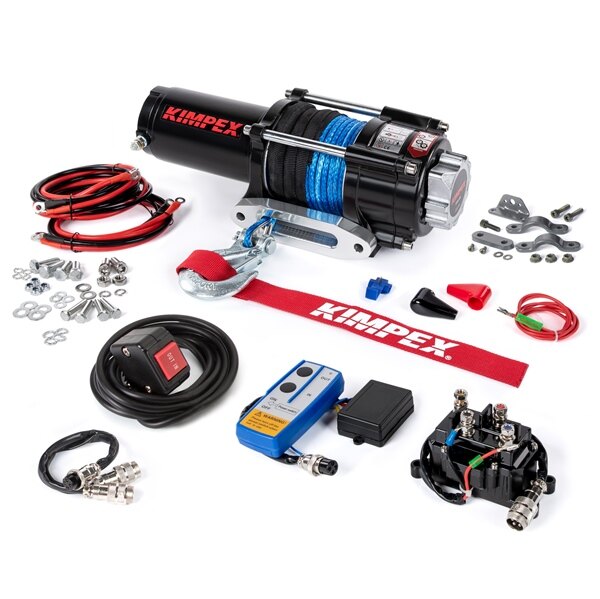 Kimpex 3500 lbs Winch IP 67 Kit, Distance Remote