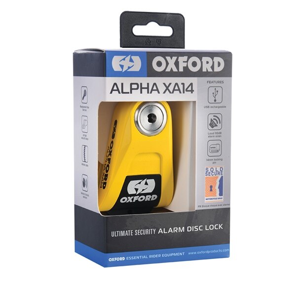 Oxford Products Alpha XA14 Super Strong Alarm Disc Lock