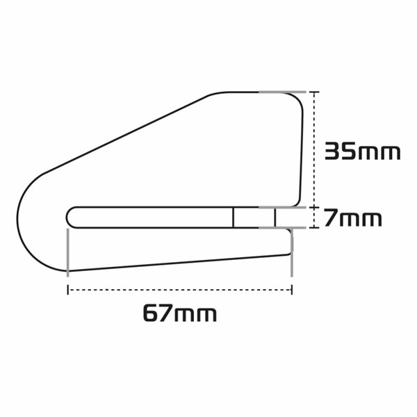 Oxford Products Alpha XA14 Super Strong Alarm Disc Lock