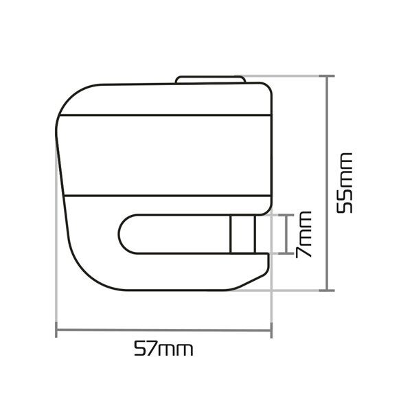 Oxford Products Scoot XA5 Super Strong Alarm Disc Lock