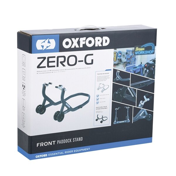 Support de roue avant noir Oxford Products Zero G Stand