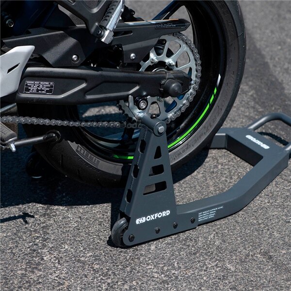 Oxford Products Zero G Lite Stand Black Rear wheel stand