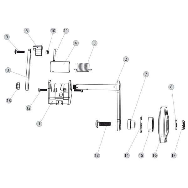 Kimpex Rouski Gen 1 Système de roues rétractables Flex A/2