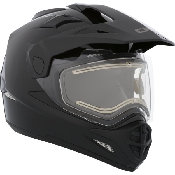 CKX Quest RSV Casque Backcountry, Hiver Solide Sans Lunettes Électrique Double Bouclier M Noir