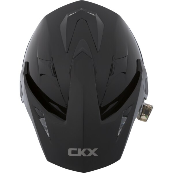 CKX Quest RSV Casque Backcountry, Hiver Solide Sans Lunettes Électrique Double Bouclier M Noir