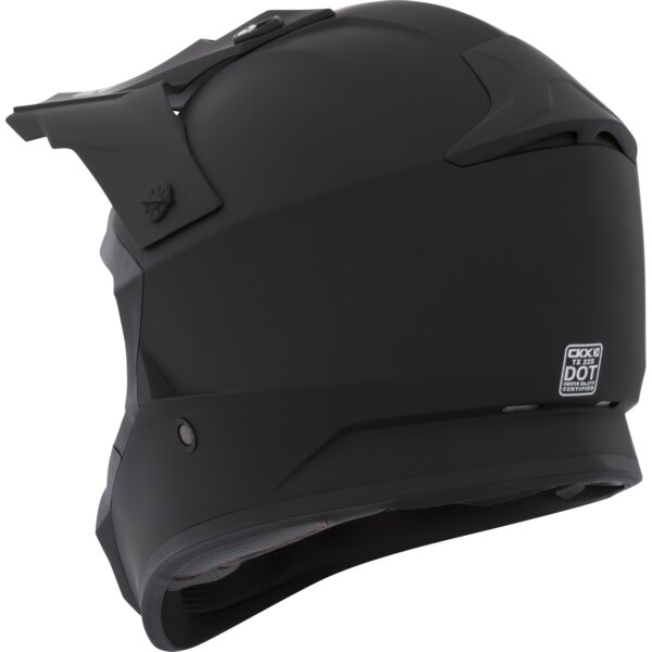 CKX Casque Tout-Terrain TX228 Solid L Noir Mat