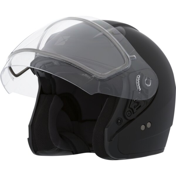 CKX Casque Ouvert VG977, Winter Solid Double Shield L Noir Mat