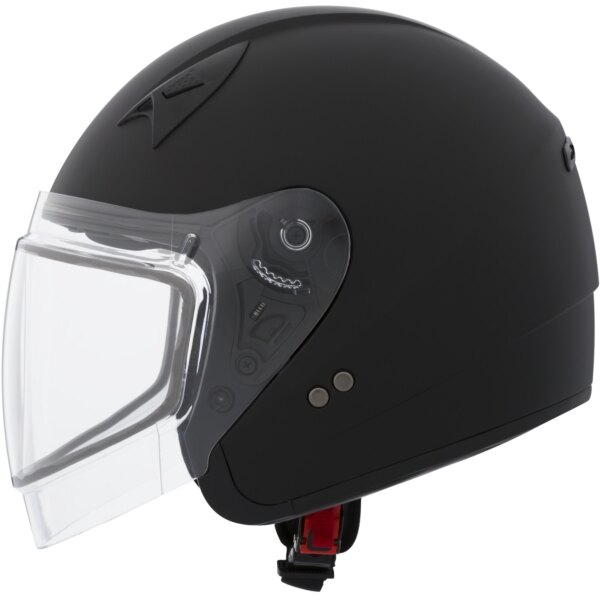 CKX Casque Ouvert VG977, Winter Solid Double Shield XS Noir Mat