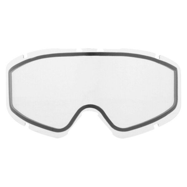 CKX 210Â° Isolated Goggles Lens, Winter Clear Men, Women Double Pre curved, Anti scratch, Anti fog