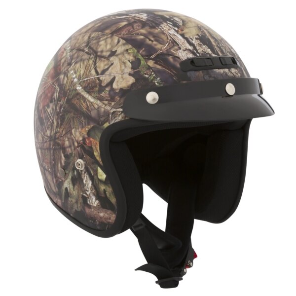 CKX Casque Jet VG200 Hunt S Brun Mat, Vert Mat