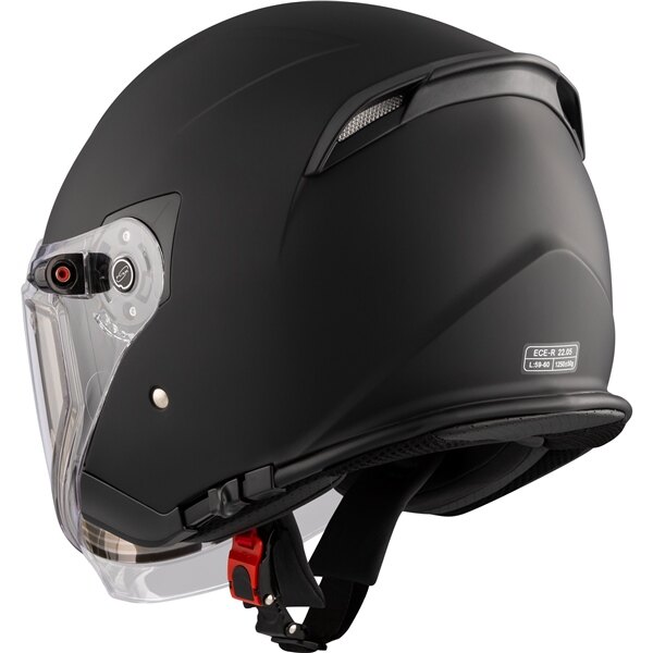 CKX Casque Ouvert Razor Solid Electric Double Shield 3XL Noir Mat