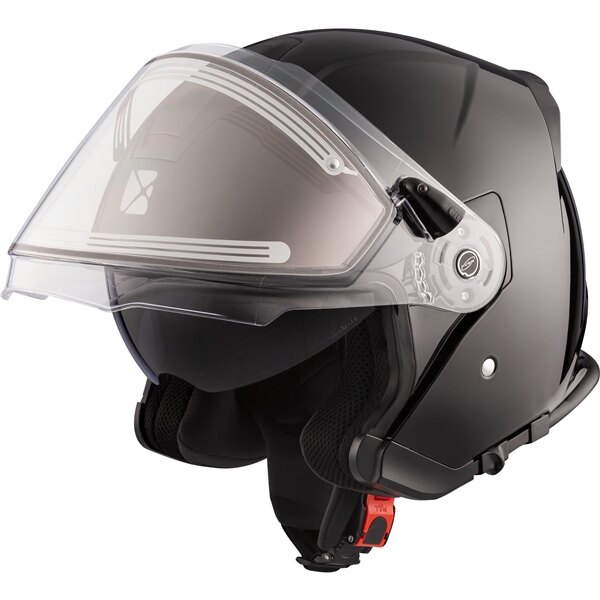 CKX Casque Ouvert Razor Solid Electric Double Shield M Noir