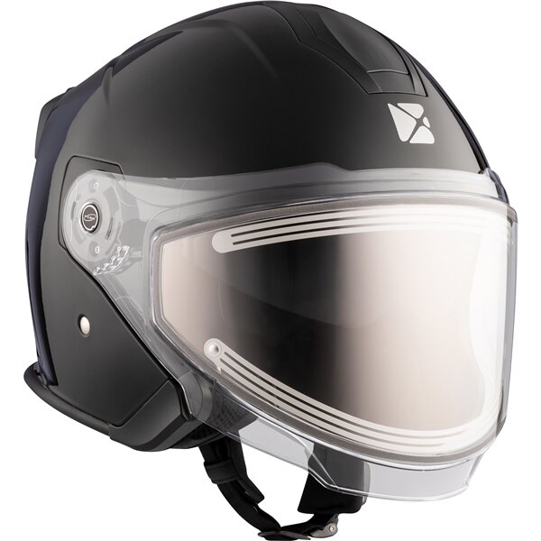 Casque ouvert CKX Razor Solid Electric Double Shield XS Noir