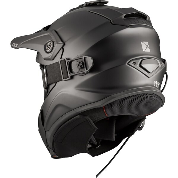 CKX Titan Electric Original Backcountry Helmet, Winter Solid Included 210Â° Goggles L Matte Black