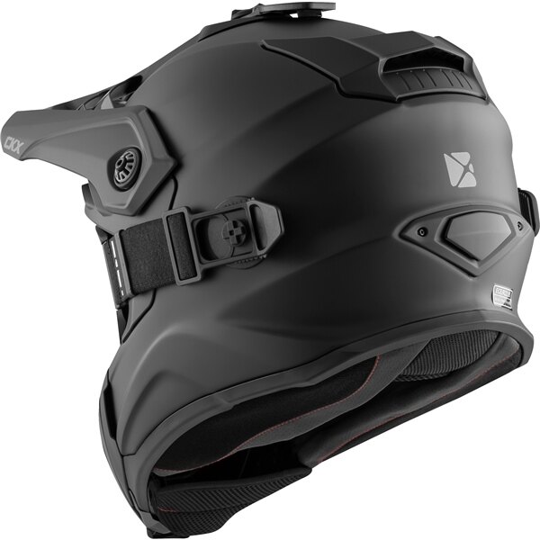 CKX Titan Air Flow Backcountry Helmet, winter Solid Included 210Â° Goggles M Matte Black