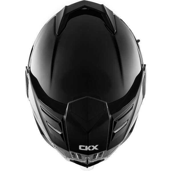 Casque intégral CKX Mission AMS Solid Winter Electric Double Shield XS Noir