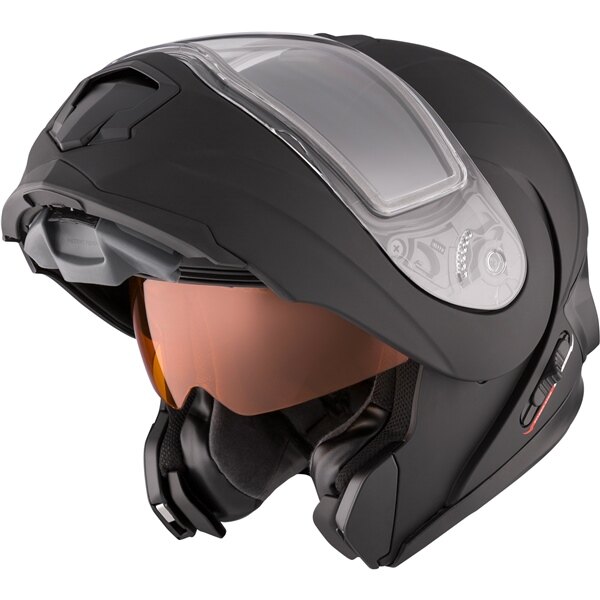 CKX Casque Modulaire Tranz 1.5 AMS Solid Double Shield XS Noir Mat