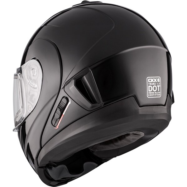 Casque modulaire CKX Tranz 1.5 AMS Solid Double Shield M Noir