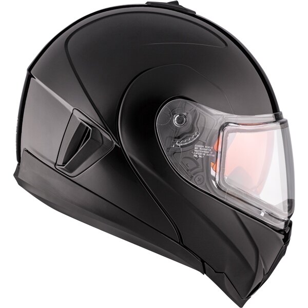 CKX Tranz 1.5 AMS Modular Helmet Solid Double Shield XS Black