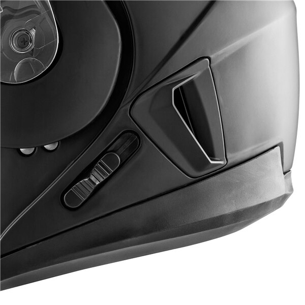 Casque modulaire CKX Tranz 1.5 AMS Solid Electric Double Shield L Noir mat