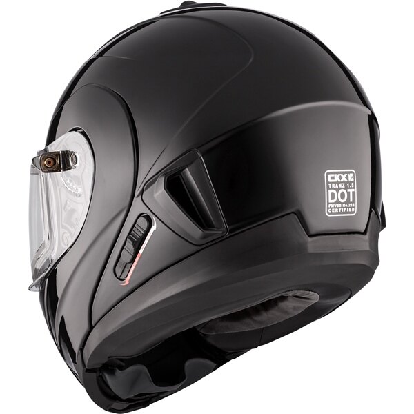 CKX Casque Modulaire Tranz 1.5 AMS Solid Electric Double Shield M Noir